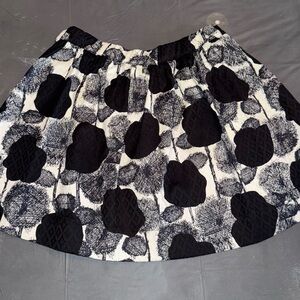 Anthem of the Ants Black and White A-Line Skirt